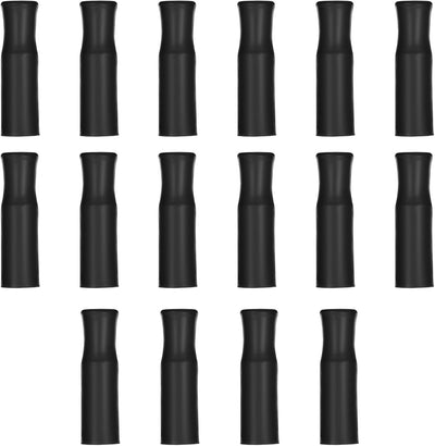 16 Puntas Silicona para Pajitas Acero Inox