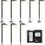Pack 8 luces LED bajo voltaje con transformador 120W