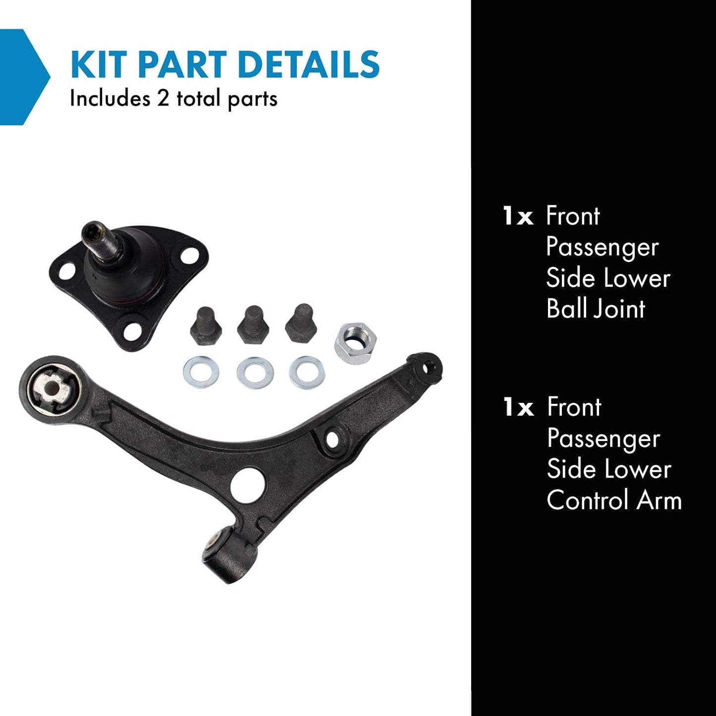 Brazo control derecho con junta esférica Ram ProMaster 14-22