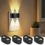 4 Luces LED Noche Enchufables 2700K Blanco Suave Sensor Luz