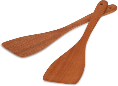 Espátula madera cocina 12.8pulg antiadherente 2uds