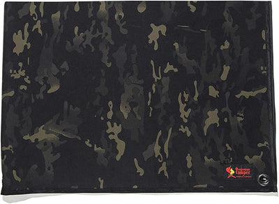 Hoja suelo impermeable camuflaje negro