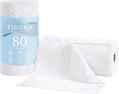 80 Paños Microfibra 12x12pulg Reutilizables Absorbentes