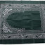 Alfombra oración portátil poliéster 23.6x39.9pulg con brújula