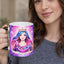 Taza Cerámica Sensible Calor Con Cambio Color Princesa
