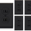 5 Interruptor luz basculante unipolar doble palanca 15A UL