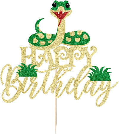 Decoración cumpleaños temática serpiente niños