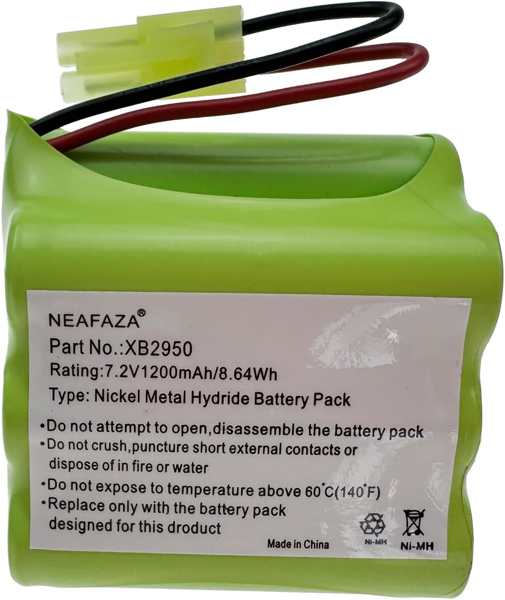 Batería Ni-MH 7.2V 1200mAh comp Euro Pro Shark