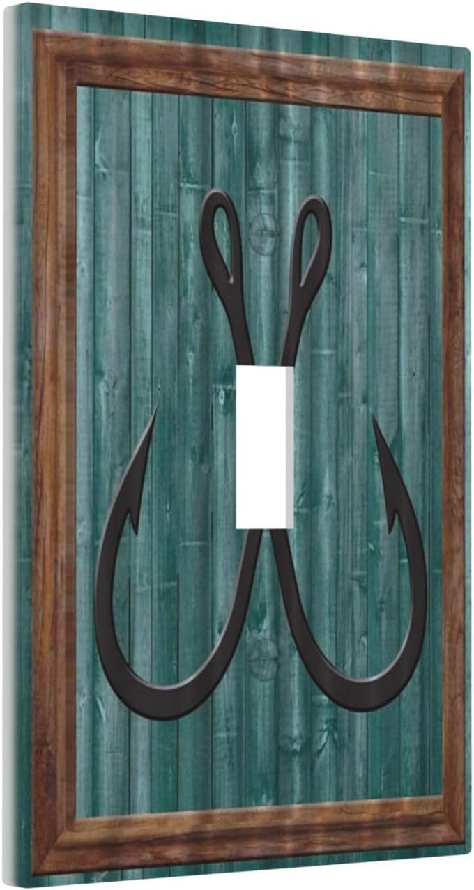 Ganchos ancla azul turquesa interruptor 1 gang decorativas