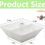 Maceta cuadrada blanca con sombrilla para patio y jardín