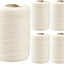 Cordel carnicero algodón 2mm 600pies 5pzas cocina manualidades