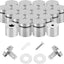 Tornillos soporte señal pared acero inox 20pzas