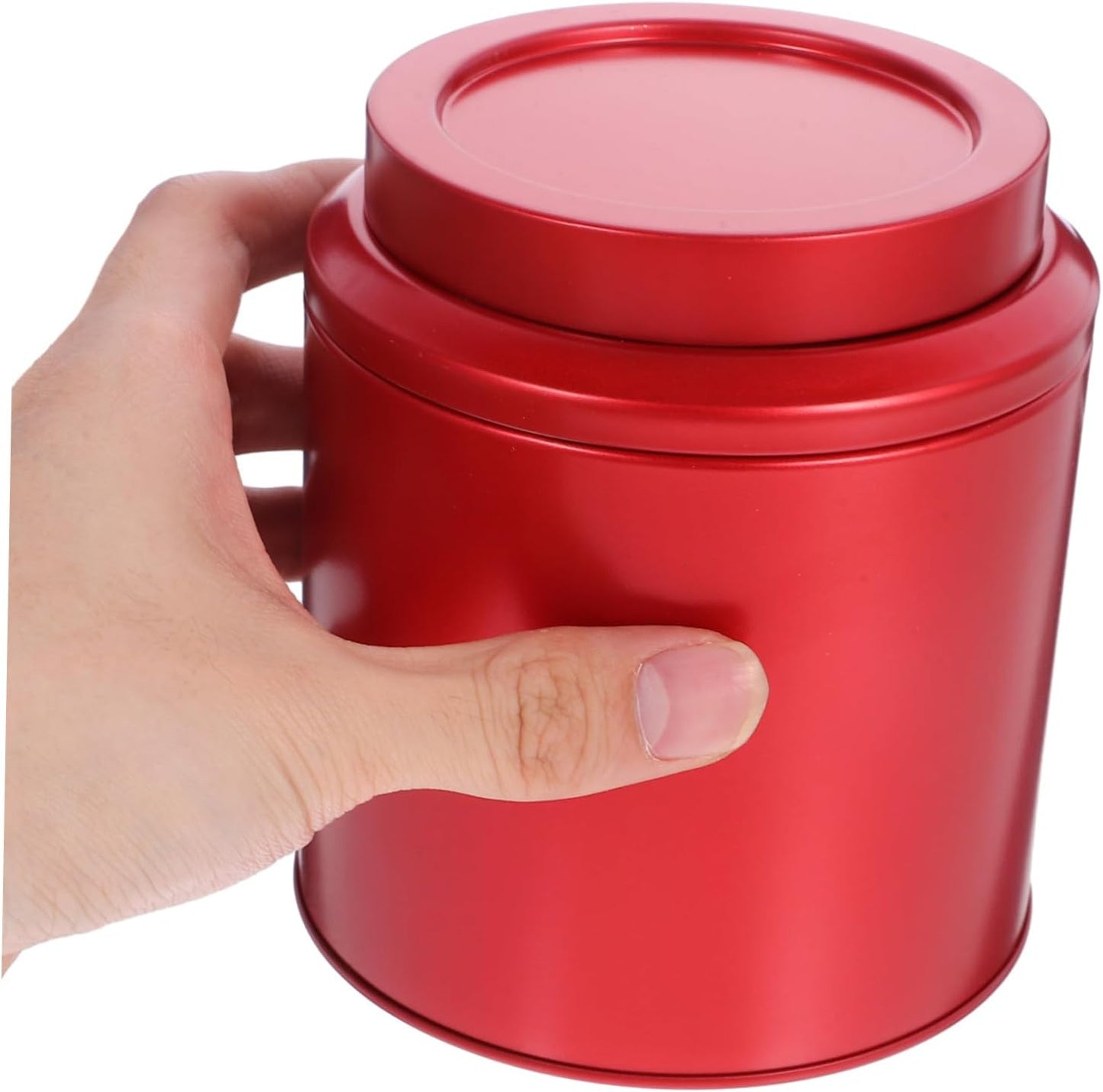 Recipiente hermético hojalata 4.6" para té azúcar café