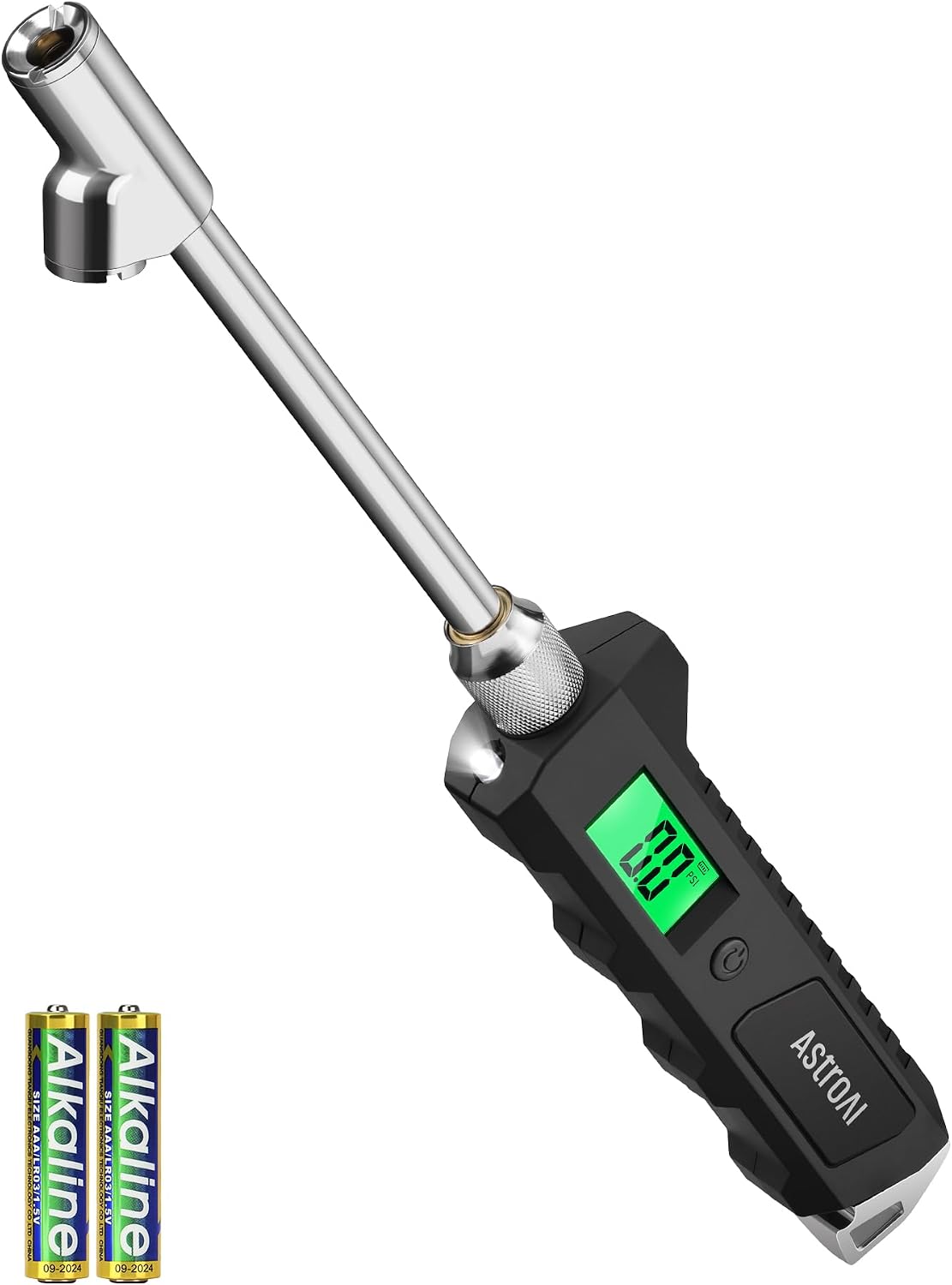 Medidor presión neumáticos acero inox 0-230psi con LCD