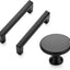 30 Manijas 3" y 10 Pomos 1-1/4" para Gabinetes