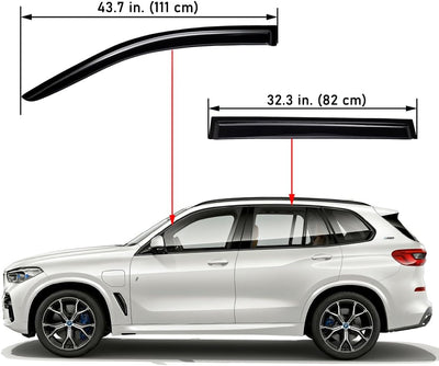 Visera Ventilación BMW X5 19-23 UV Ahumado
