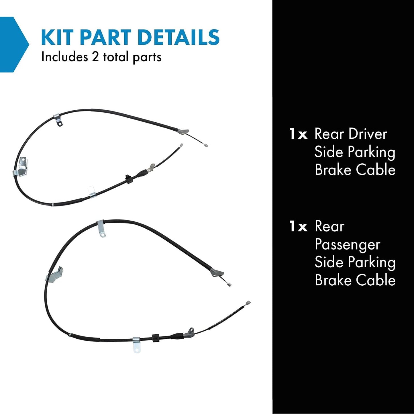 Cable freno estacionamiento Toyota Yaris 07-11