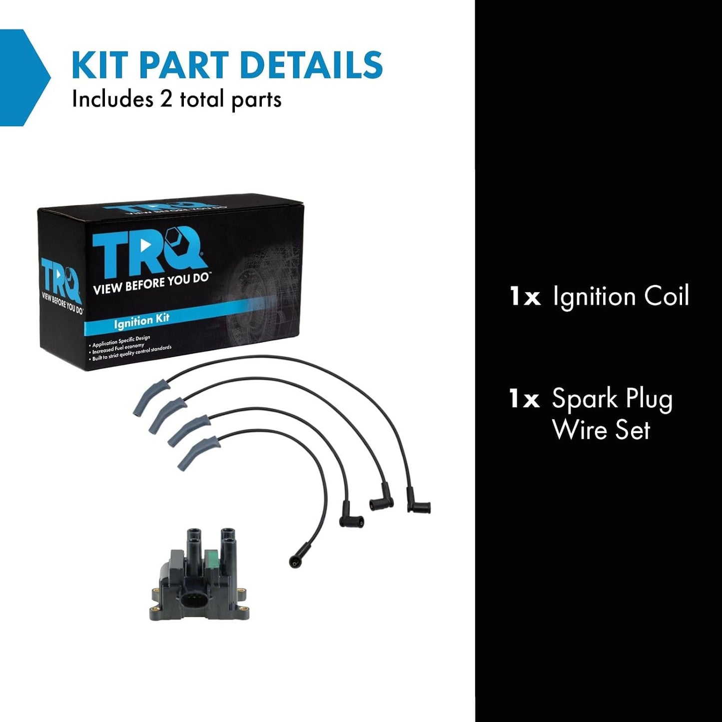 Kit bobina encendido 2 pzas comp Ford Focus 03-04