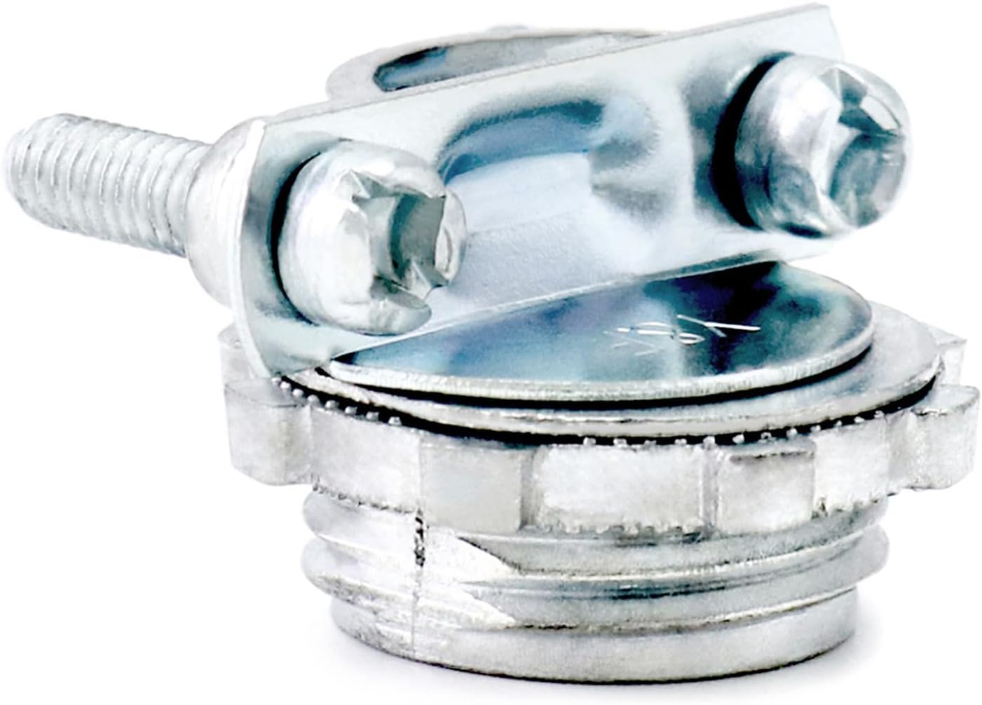 Conector acero abrazadera 1/2pulg para cables metálicos