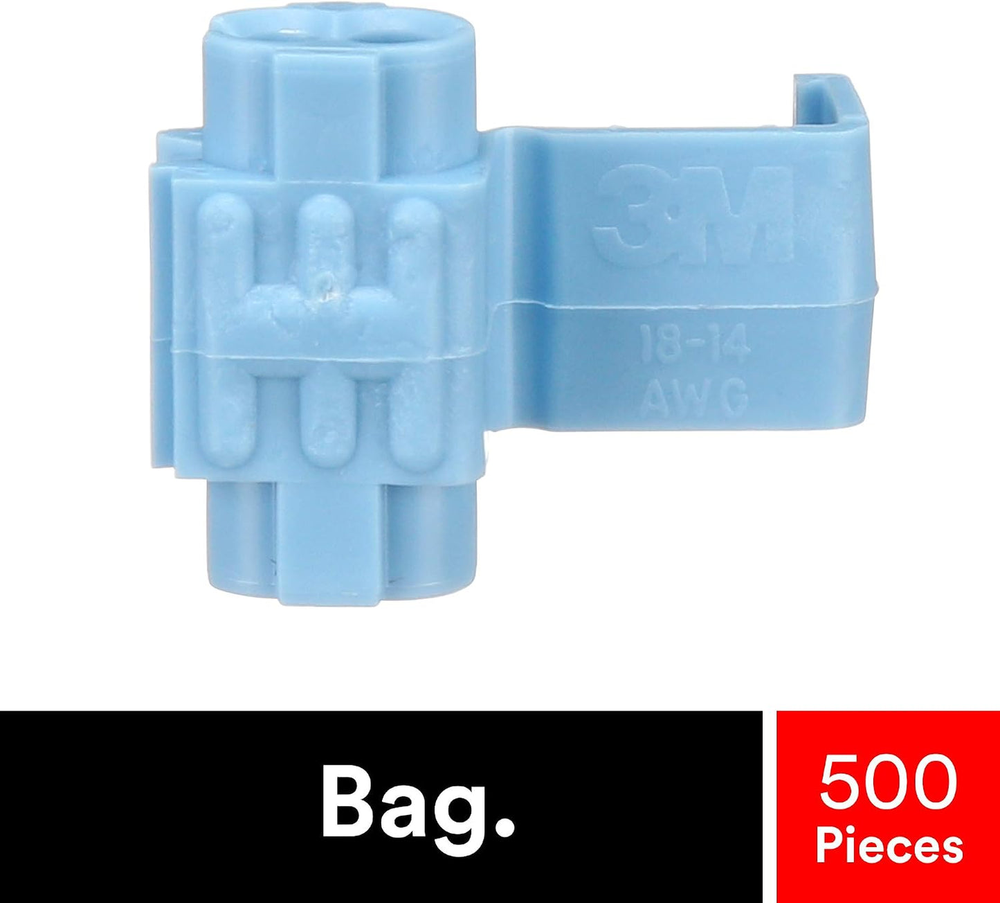 Conector IDC 560-BULK doble 18–16 AWG azul pack 500