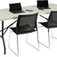 Mesa entrenamiento plegable plástico 6ft rectangular gris