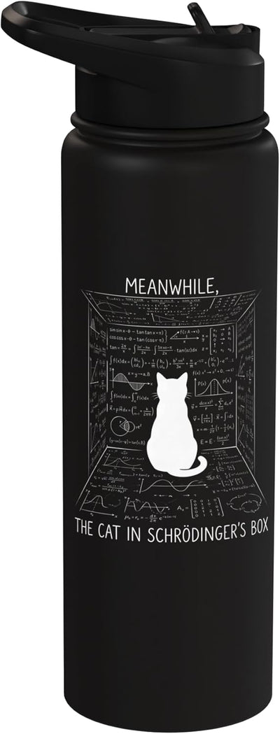 Botella de agua aislada de acero inoxidable para gatos