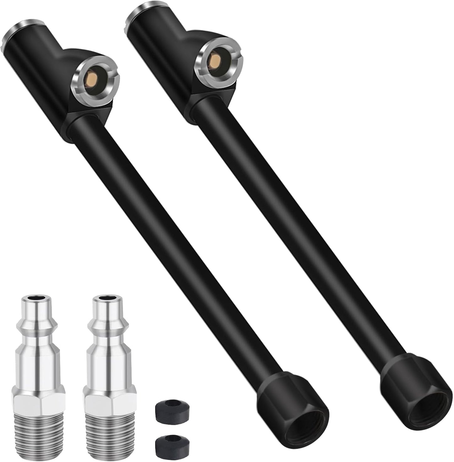Mandril aire doble cabezal 6.2 FNPT 1/4 compresor set 2