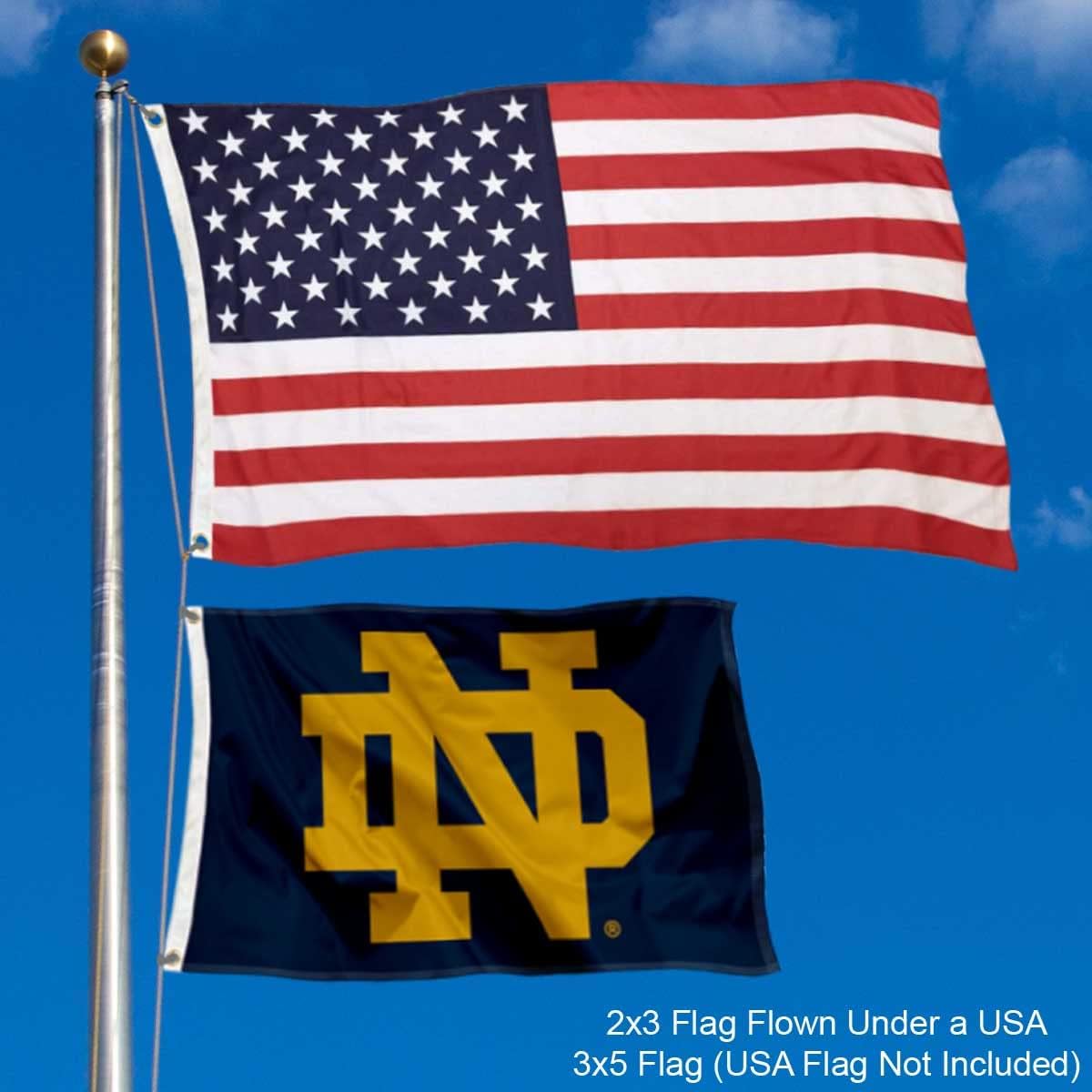 Bandera Irlandesa ND 2x3ft con Logotipo