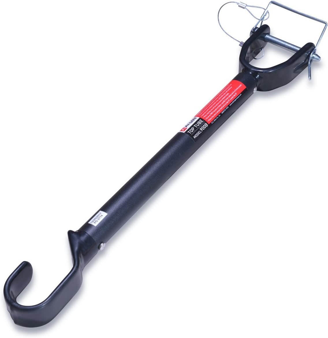 Barra tensión acero bicicleta adaptador negro
