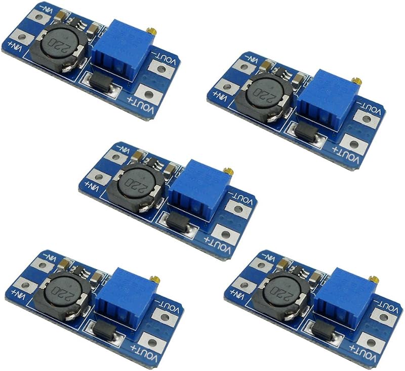 Convertidor DC-DC 2-24V a 5-28V 2A módulo pack 5