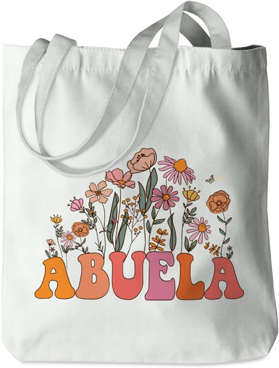 Bolsa de hombro reutilizable regalo para abuela mamá