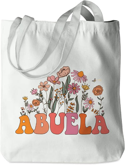 Bolsa de hombro reutilizable regalo para abuela mamá