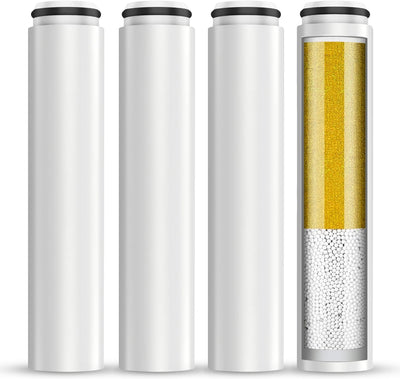 4 Filtros repuesto para ducha de mano sin cloro