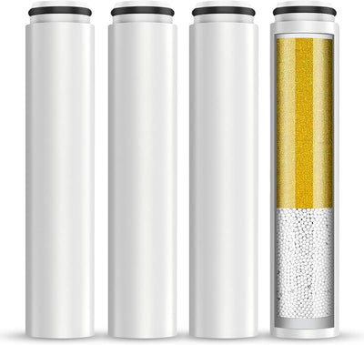 4 Filtros repuesto para ducha de mano sin cloro