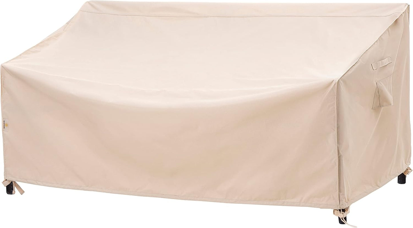 Fundas impermeables sofá 3 plazas 82x39x36" acero inox