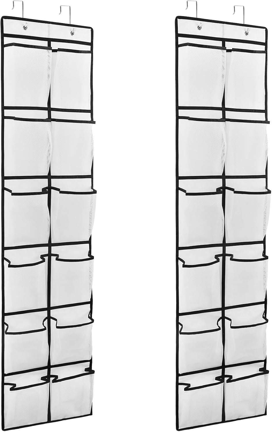Organiz. zapatos colgante 12 bolsillos pack 2