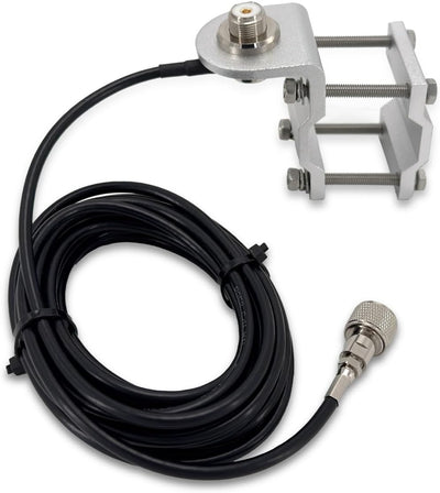 Soporte antena CB camión aluminio 20" RG58 PL259