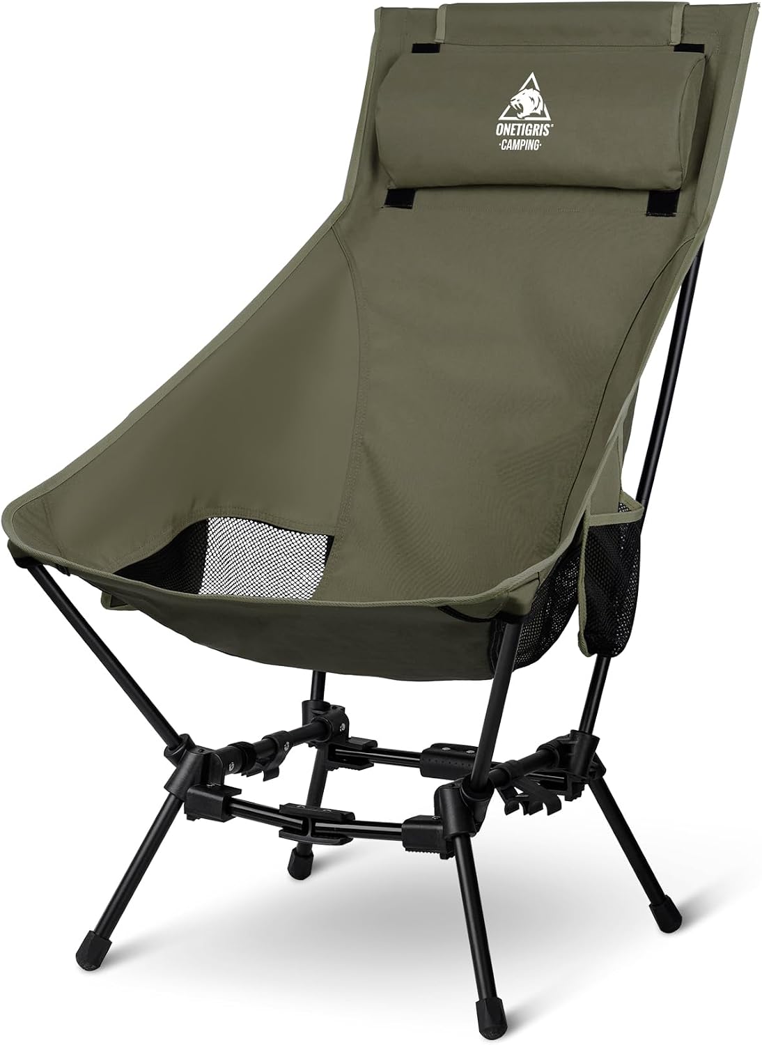 Silla campamento gran tamaño almohada plegable 275lb