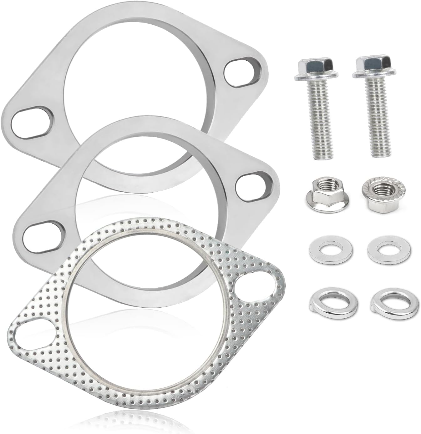 Kit reparación brida escape 2.5" acero inox