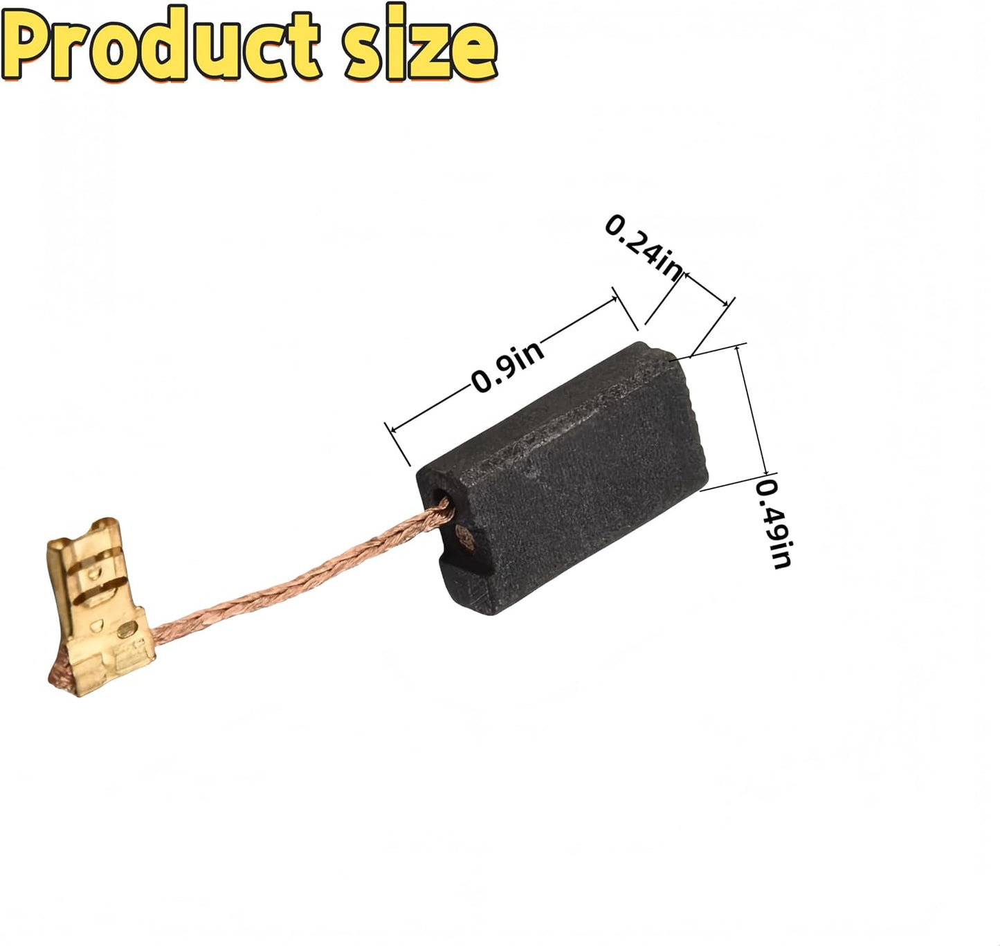 Cepillos carbón para GBH5400 X GSH38 GBH5-40D set 4