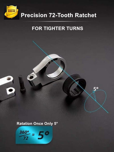 Llave engranaje flexible 19/32'' 72 dientes caja abierta