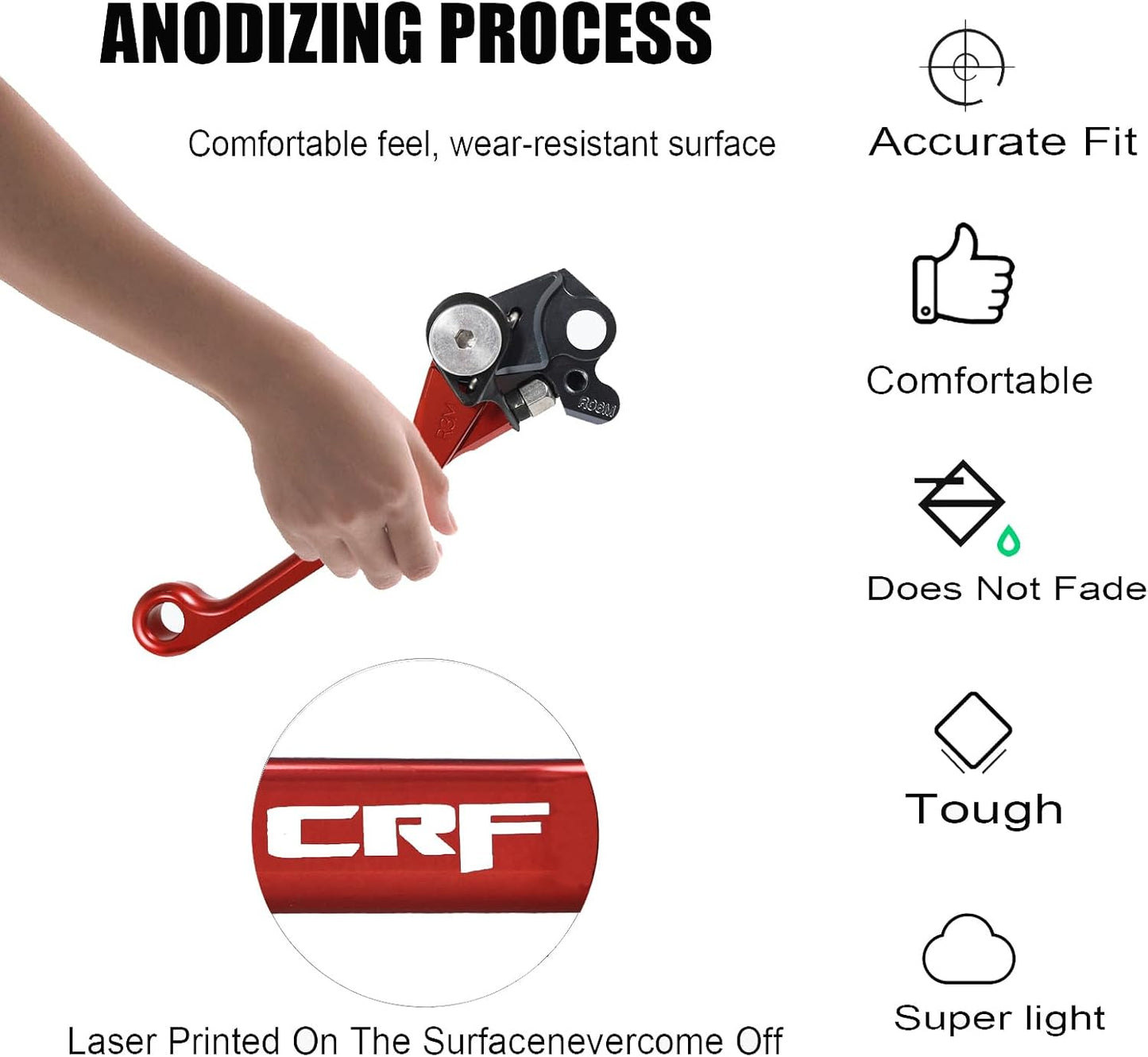 Manija palanca freno embrague plegable motocicleta CRF125F
