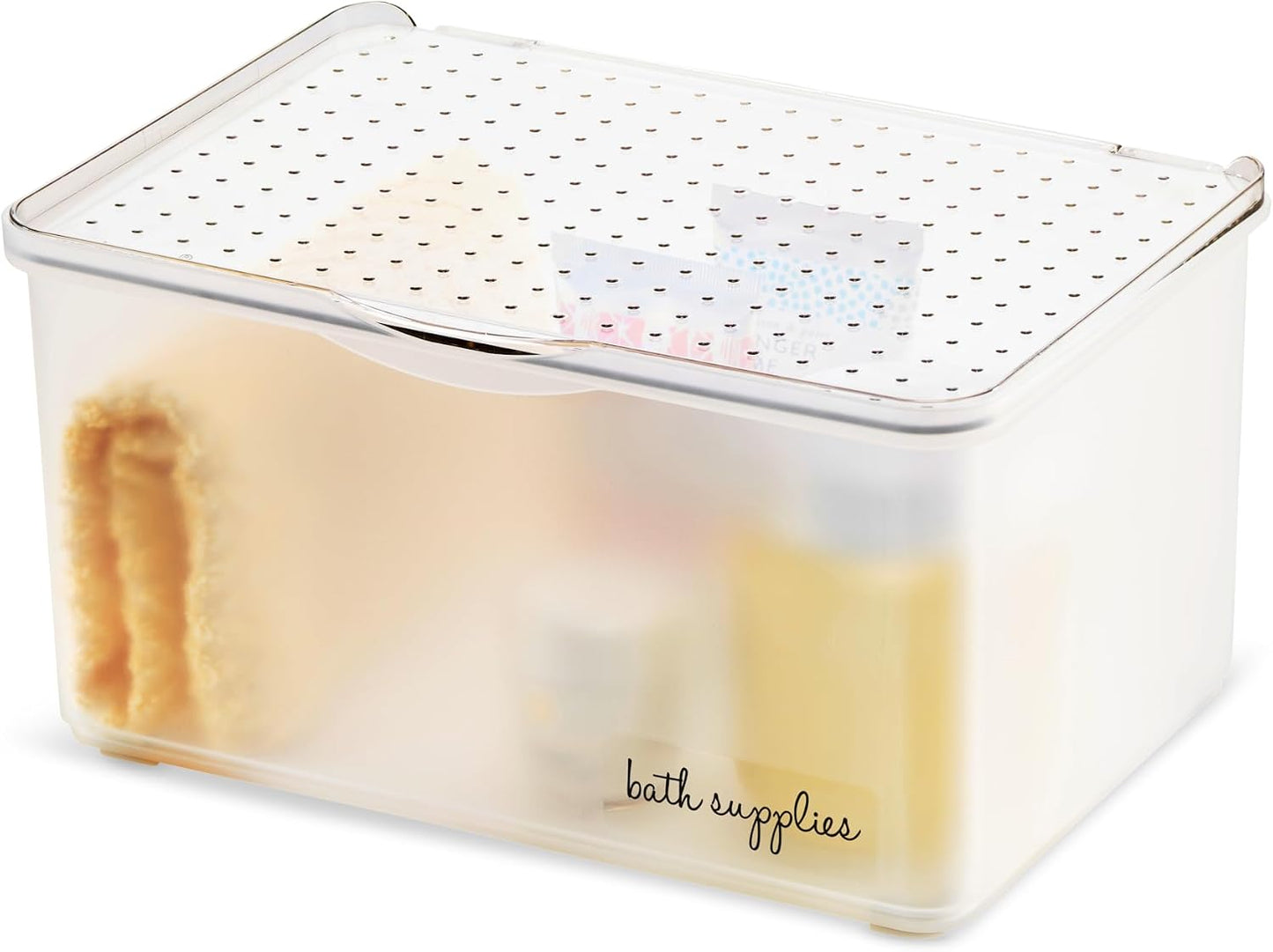 Papelera Apilable con Tapa de Plástico para Oficina y Hogar