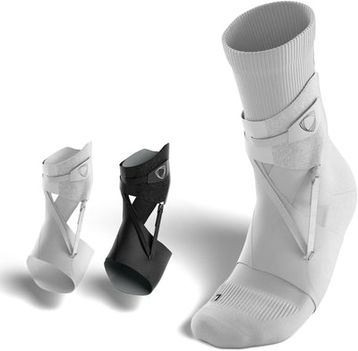 Tobillera deportiva ligera transpirable S blanco