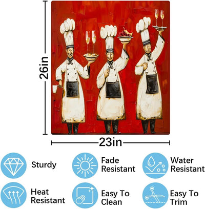 Funda magnética para lavavajillas etiqueta chef cocina