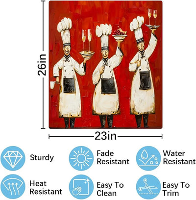 Funda magnética para lavavajillas etiqueta chef cocina