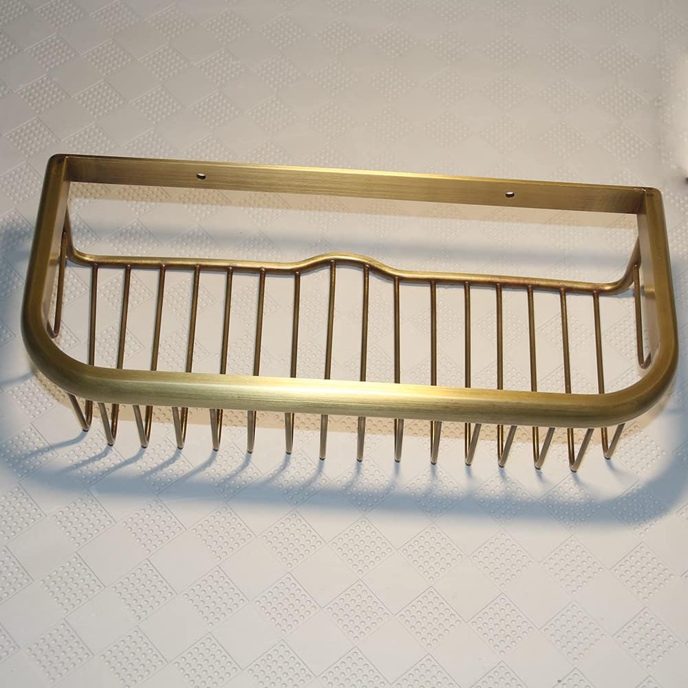 Estante ducha bronce latón para pared