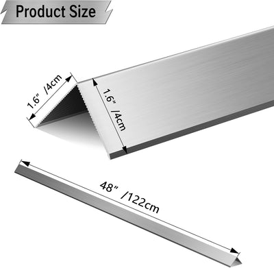 Protector esquina aluminio 12 pzas 19Ga 0.035pulg 90grados