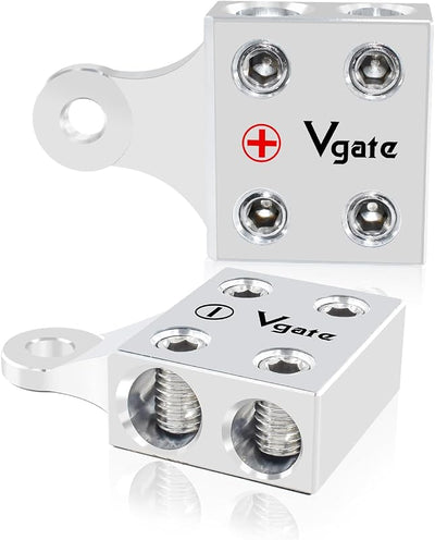 Conector terminal batería 4 vías 8 awg a 2/0 litio plomo 6-48v