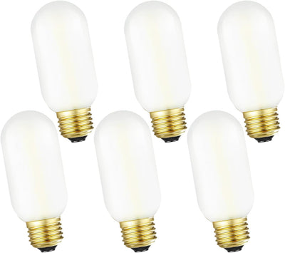 Bombilla LED E26 6W blanco cálido 2700K regulable tubular T14